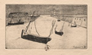 Sechs Radierungen: Tréport