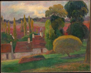 Ein Bauernhof in der Bretagne von Paul Gauguin