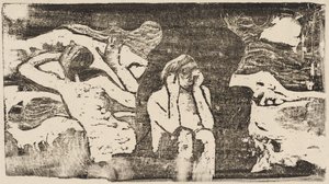 An den schwarzen Felsen Aux roches noires, in oder nach 1895