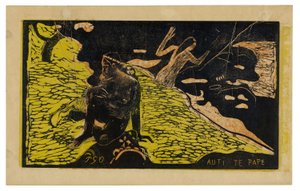 Auti te pape (Frauen am Fluss), aus der Noa Noa Suite von Paul Gauguin