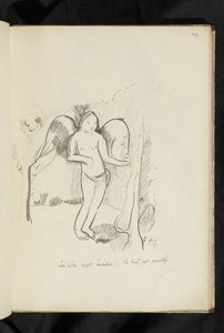 Avant et après - Zeichnung "Les ailes sont lourdes. Le tout est primitif"