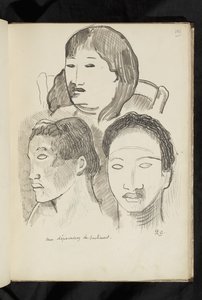 Avant et après - Zeichnung "Non dépourvues de sentiment" von Paul Gauguin