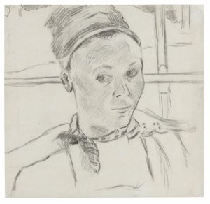 Büste einer jungen bretonischen Frau (möglicherweise Marie Lagadu) von Paul Gauguin