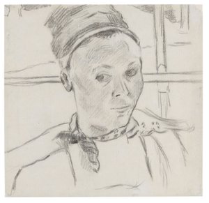 Büste einer jungen bretonischen Frau (Möglicherweise Marie Lagadu) von Paul Gauguin