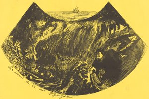 Dramen des Meeres: Ein Abstieg in den Mahlstrom Les drames de la mer, 1889 von Paul Gauguin