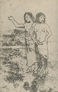 Zeichnung, 1936 von Paul Gauguin