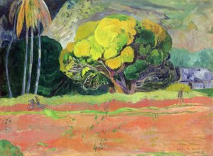 Fatata te Moua (Am Fuße des Berges) von Paul Gauguin