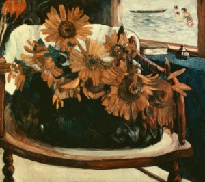 Sonnenblumen im Sessel I