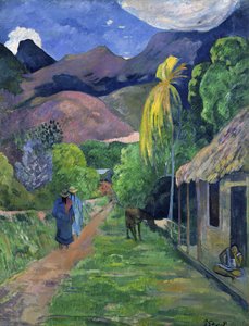 Straße in Tahiti