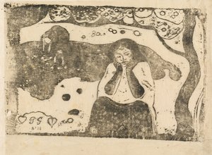 Menschliches Leid von Paul Gauguin