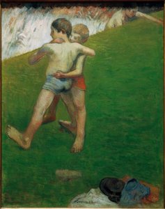 Junge Ringer – Bretagne von Paul Gauguin
