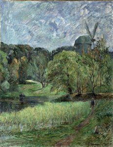 Die Mühle der Königin im Østervold-Park, 1885 von Paul Gauguin