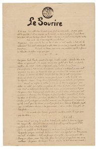 Das Lächeln: Ernsthafte Zeitschrift, Nov. 1899 von Paul Gauguin