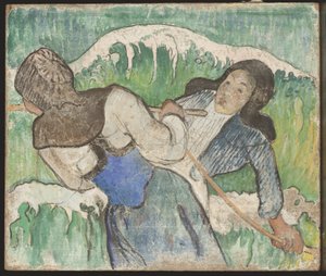 Les Pêcheuses de goëmon, ca. 1888-90
