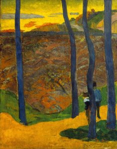 Die blauen Bäume von Paul Gauguin