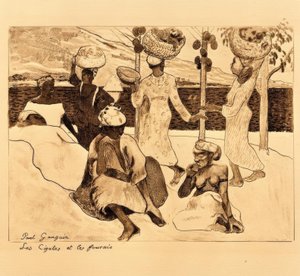Die Zikaden und die Ameisen von Paul Gauguin