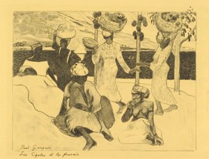 Heuschrecken und Ameisen - Souvenir von Martinique von Paul Gauguin