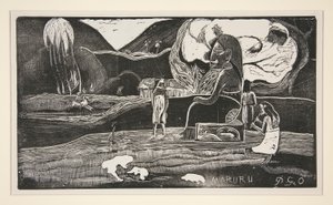 Maruru; Merci - Ein Dankesopfer von Paul Gauguin