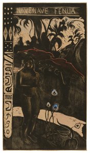 Nave nave fenua, aus der Noa Noa Suite von Paul Gauguin