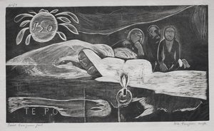 Noa Noa: Te Po Ewige Nacht, 1893-94 von Paul Gauguin