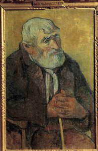 Alter Mann mit Stock von Paul Gauguin (1848-1903) 1890