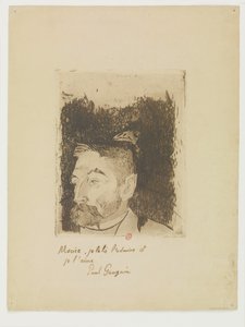 Porträt von Stéphane Mallarmé von Paul Gauguin