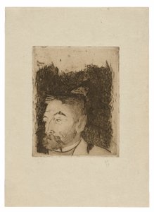 Porträt von Stéphane Mallarmé von Paul Gauguin