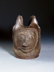 Topf in Form eines grotesken Kopfes, ca. 1895 von Paul Gauguin