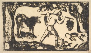 Tahitianerin trägt Bananen, 1898-99
