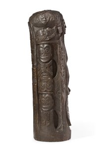 Tahitischer Totem zu Christus am Kreuz, nach 1894