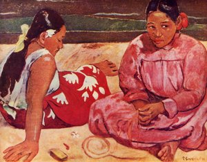 Tahitianische Frauen, 1936 von Paul Gauguin