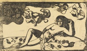 Te Arii Vahine, Dame königlichen Blutes von Paul Gauguin