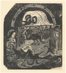 Te Atua Die Götter Kleine Platte, in oder nach 1895
