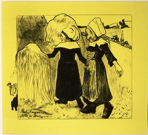 Die Freuden der Bretagne, aus der Volpini-Suite: Dessins lithographiques, 1889