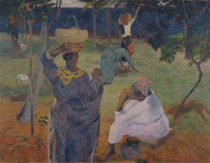 Die Mangobäume, Martinique von Paul Gauguin