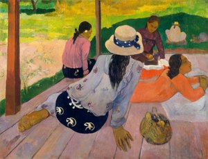 Die Siesta, ca. 1892-94 von Paul Gauguin