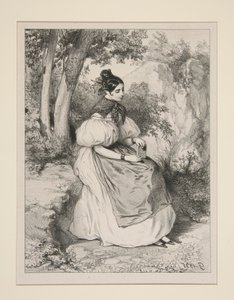 Meditation von Paul Gavarni