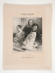 Im französischen Theater von Paul Gavarni