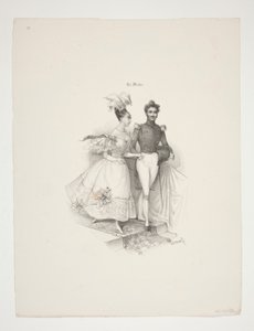 BAL DE L von Paul Gavarni