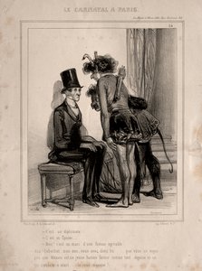 Karneval, 1841 von Paul Gavarni