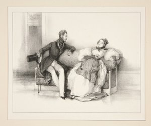 Plauderei von Paul Gavarni