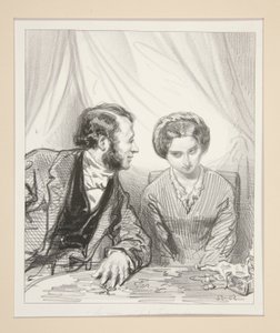 Wie schlecht du lügst, mein Lieber. von Paul Gavarni