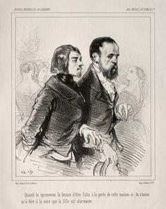 Des Mères de Famille! von Paul Gavarni