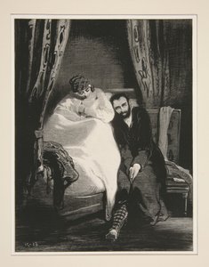 Warst du böse zu mir, meine Frau... von Paul Gavarni