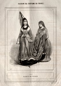 Geschichte des Kostüms in Frankreich: Damen von Paris von Paul Gavarni