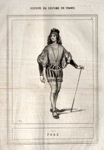 Historique du Costume en France: Page, 1843