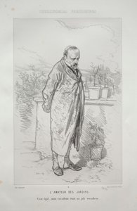 Der Gartenliebhaber von Paul Gavarni