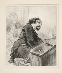 Das Gewitter von Paul Gavarni