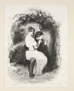 Das Blatt und der Eid von Paul Gavarni