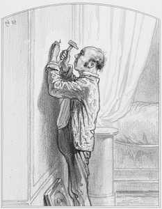 Das Porträt der Prima Donna, Platte 4 aus Les Toquades, 1858 von Paul Gavarni
